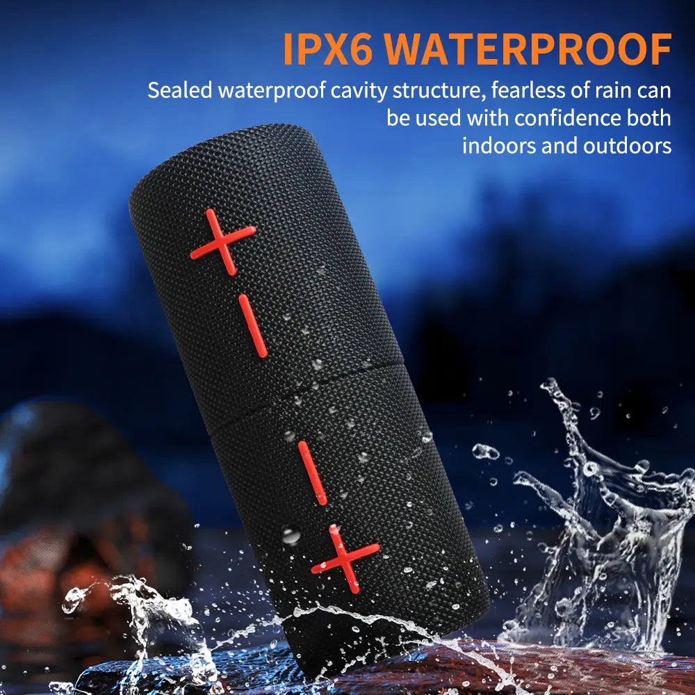 Cyboris Magnetic/Twist Portable Bluetooth Speaker with Subwoofer 20W/40W 2-In-1 Bluetooth Speaker Modern Style Bluetooth 5.3 Connection Use It While Traveling. a Must-Have for Music Lovers Who Want to Catch up on TV Dramas. Audio Black Summervibes