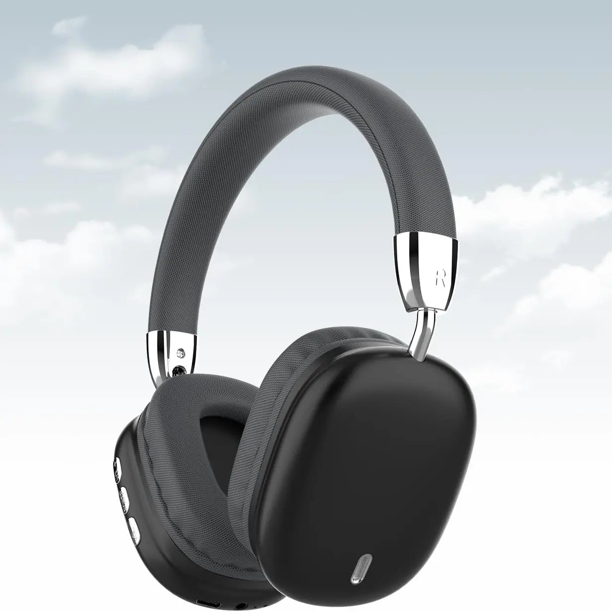 Petit Bits Wireless Over-Ear Bluetooth 5.3 Headphones - Foldable Ergonomic Electronic Headset with 40Mm Deep Bass, 8H Playtime, Low Latency, Volume Control - Wireless Over-Ear Headphones Accessory