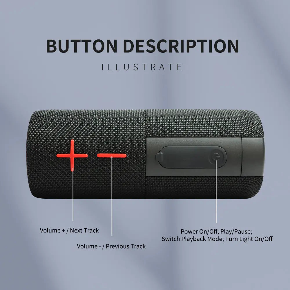 Cyboris Magnetic/Twist Portable Bluetooth Speaker with Subwoofer 20W/40W 2-In-1 Bluetooth Speaker Modern Style Bluetooth 5.3 Connection Use It While Traveling. a Must-Have for Music Lovers Who Want to Catch up on TV Dramas. Audio Black Summervibes